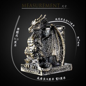 萨里奥可爱雏龙多功能笔筒收纳盒创意时尚欧式复古桌面摆件化妆桶