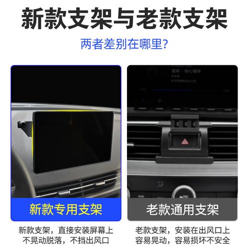 一汽红旗EQM5专用汽车载手机支架23款导航无线充电17-22款H5 用品