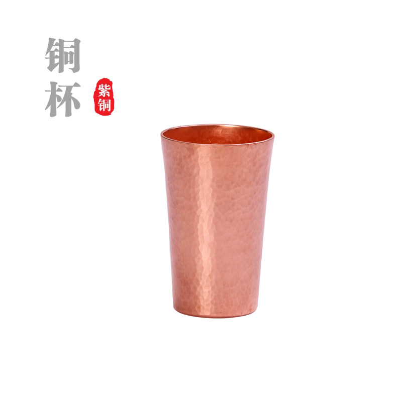 铜杯子 手工铜杯 咖啡机接粉铜杯 啤酒杯 纯手工个性铜杯