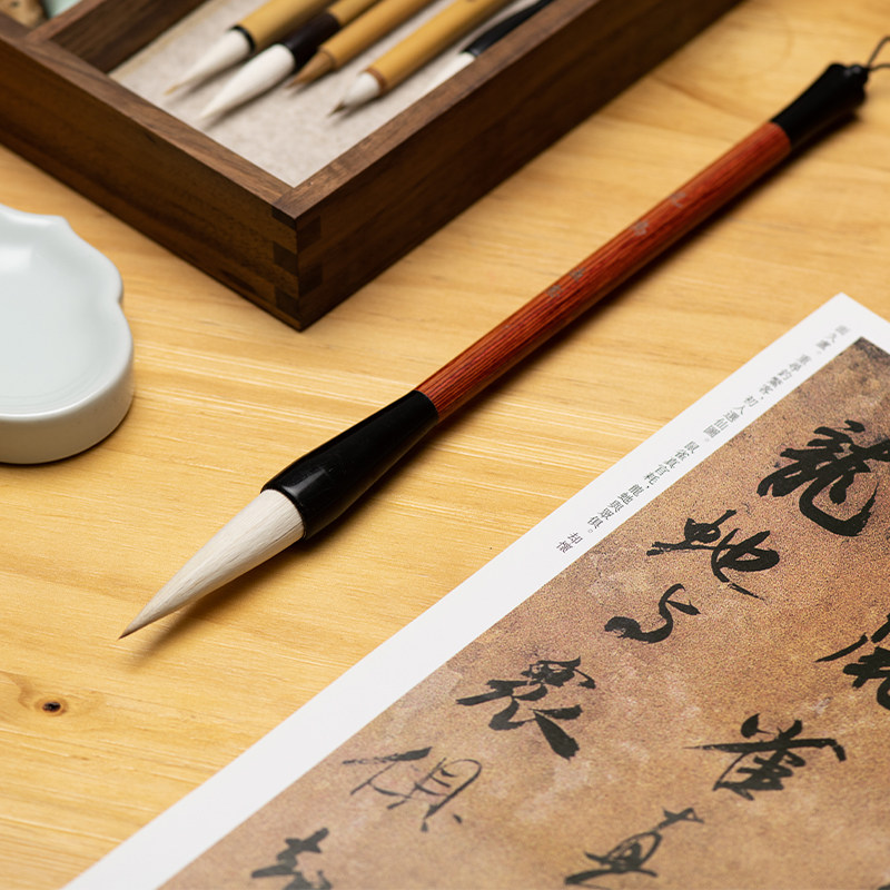 适意祝鸿狼羊兼毫榜书斗笔春联对联福笔专用大毛笔羊毫狼毫大号大