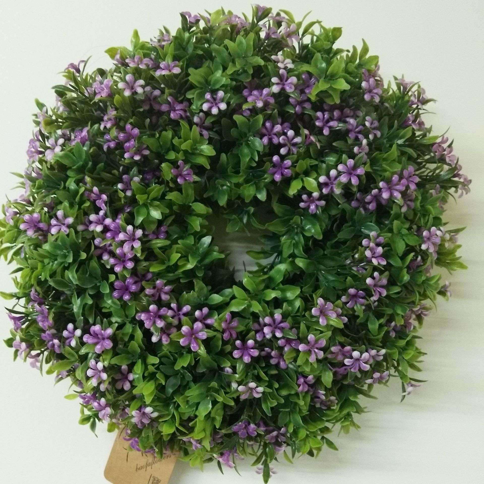 精美仿真植物小壁挂花环仿真小草壁挂花环 家装家饰 网红小店装饰