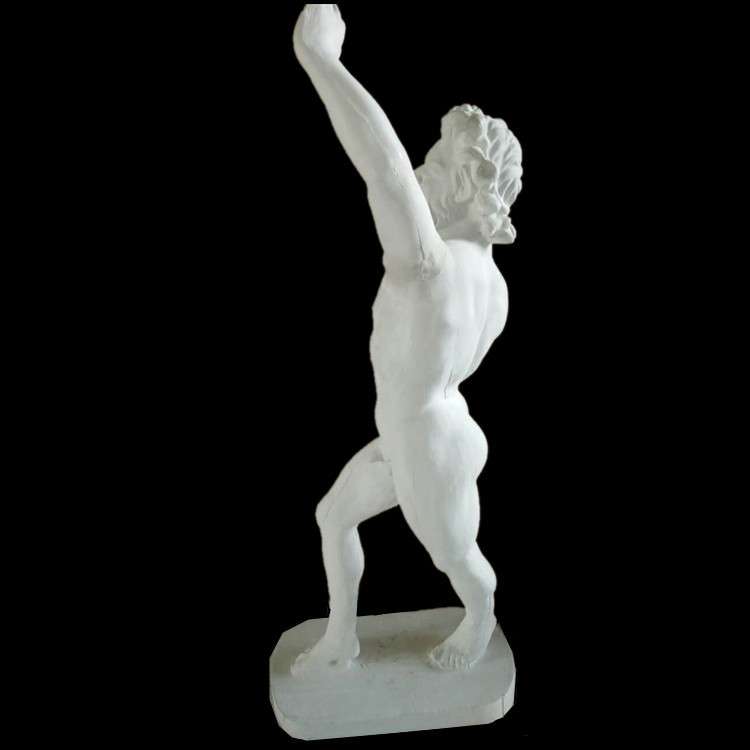 牧羊神全身石膏像人物美术素描静物石膏教具装饰雕塑摆件62CM