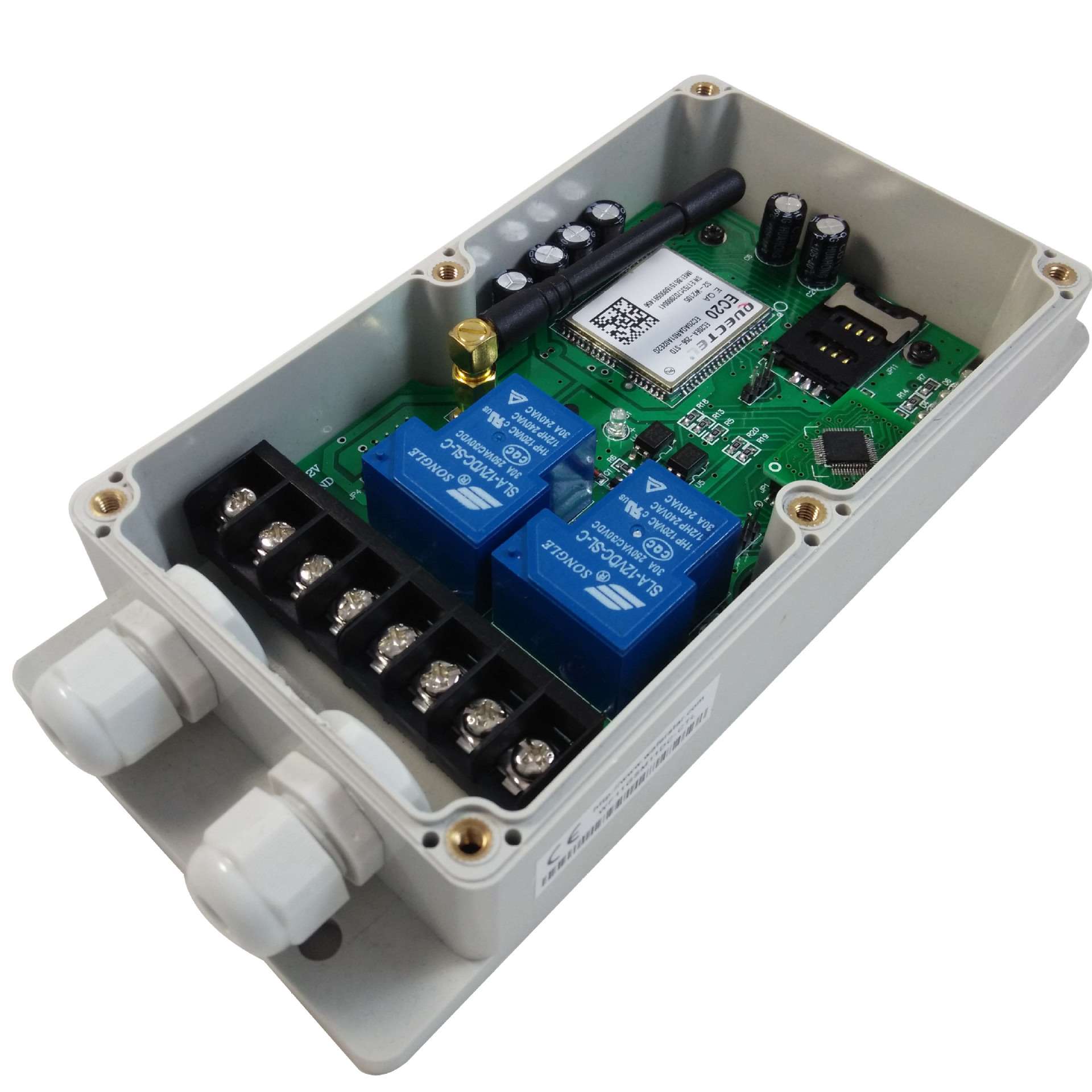 4G版GSM-CTL 4G/3G/GSM 双继电器远程控制器（外销版）