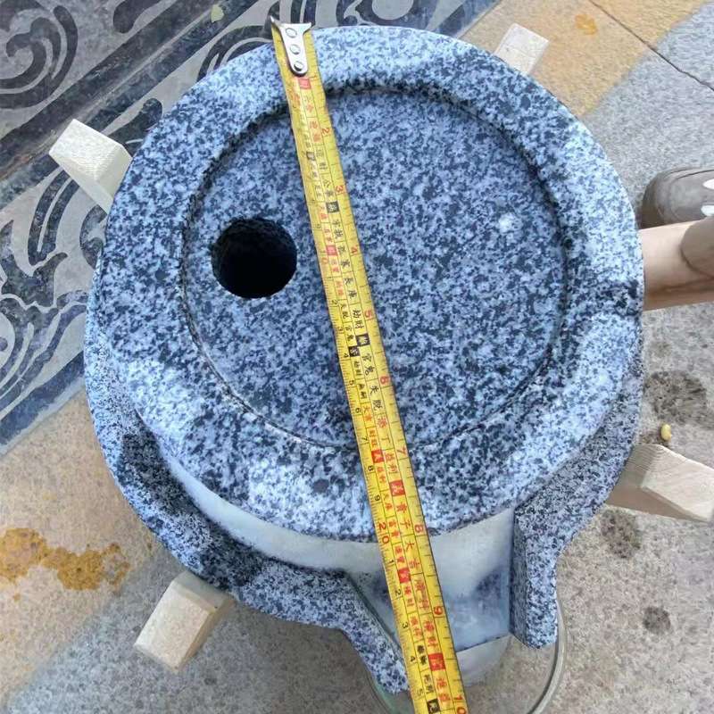 石雕石磨 家用手动 石磨 小型电动迷你石磨 微型磨豆石磨子摆件