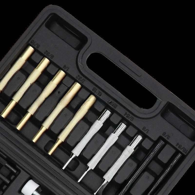 21件套销冲套装机械冲头安装冲头圆冲打孔冲凿冲孔器
