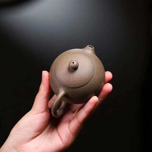 100cc小品西施壶一人功夫泡茶壶茶具正宗宜兴紫砂壶原矿青灰段泥