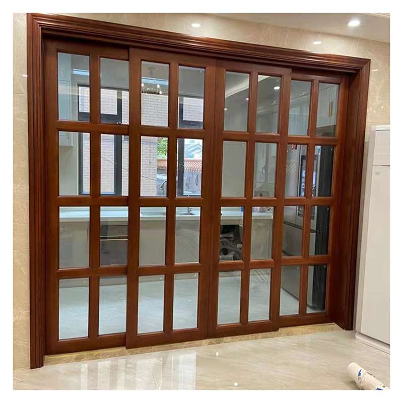 东阳木雕中式花格推拉门厨房门酒店隔断门推拉门隔断客厅仿古门窗