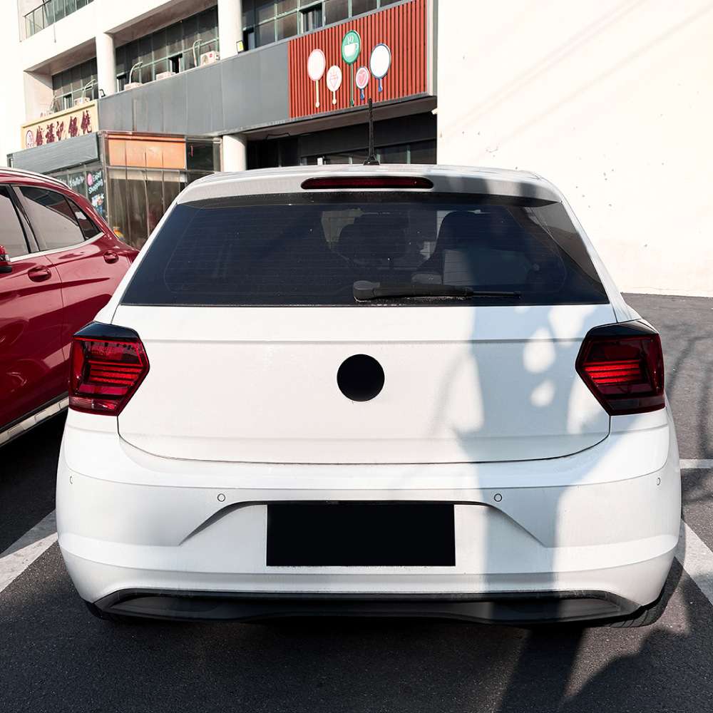 适用大众波罗Polo MK6 2018-2021尾灯灯眉头灯装饰条车贴跨境改装