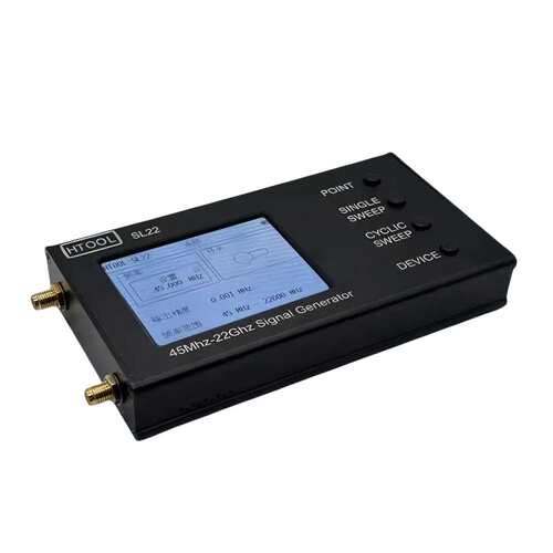 SL22高精度射频信号源45M至22GHz全频段LMX2820正弦波信号发射器
