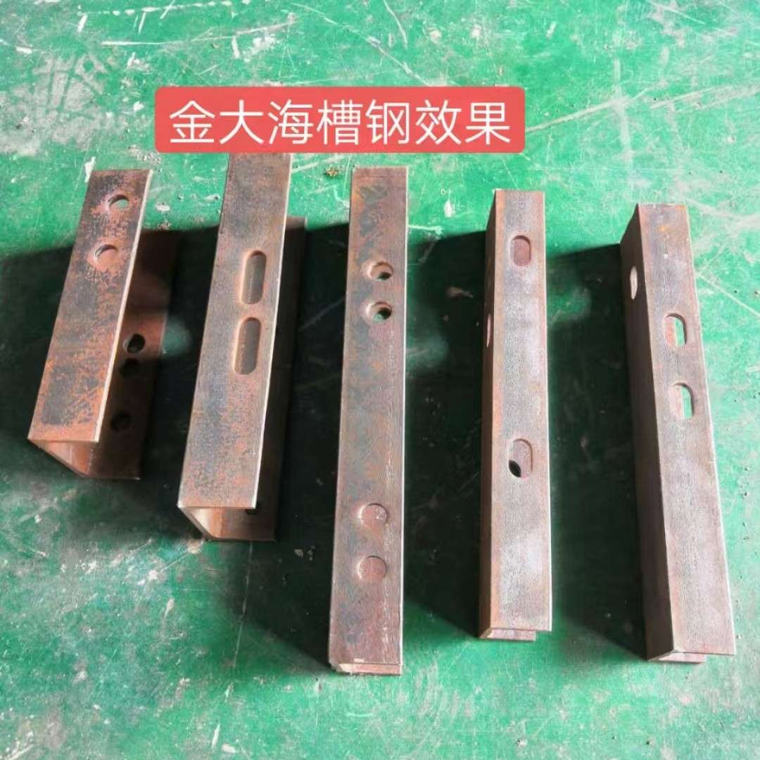 数控角铁冲孔机方管角钢扁铁切割机10号H槽钢冲孔压力机不锈钢