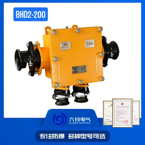 矿用隔爆型接线盒BHD2-100/660(380)-4G 低压电缆分接线盒铸钢