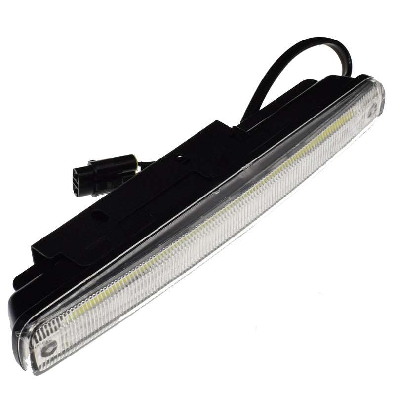 厂家直销 新款高亮防水LED灯 COB磨砂日行灯 汽车通用大功率LED日