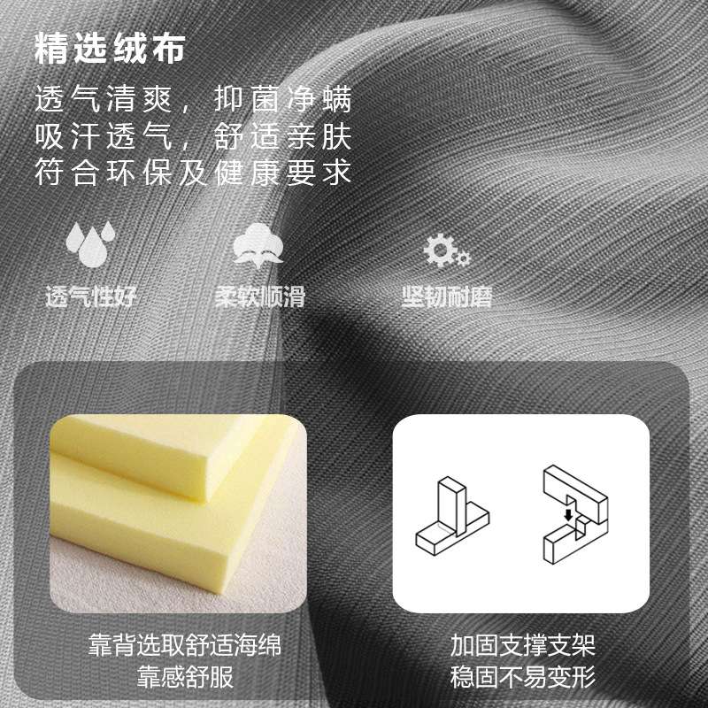 懒人折叠沙发床简约公寓出租房小户型简易带扶手单双人折叠沙发