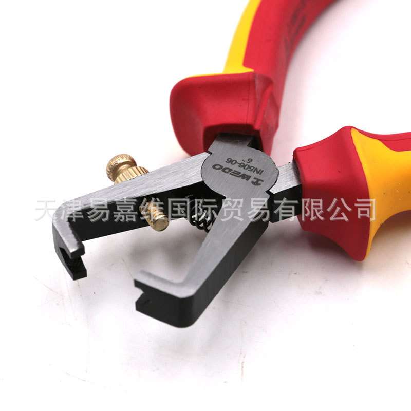 WEDO维度绝缘工具_绝缘注塑德式剥线钳_德国VDE断线钳绝缘钳子