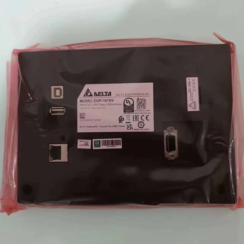 台达原装显示屏幕DOP-107DV工业触摸屏7寸HMI基本网络型人机界面