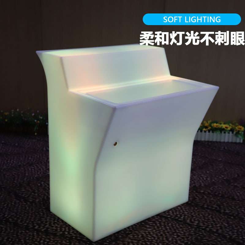 防水发光吧台草坪露营酒吧餐厅前台调酒台户外可移动吧台草坪露营