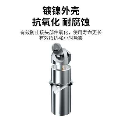 2M两兆头CC3(75-2-2)视频接头公头 DDF射频线连接器 10个装