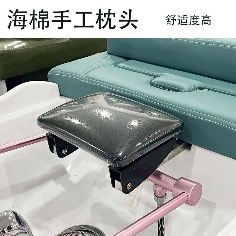 理发店发廊洗头床枕头面养发馆头疗床枕头通用手工海棉枕头平枕