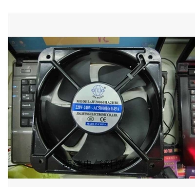 厂家销售JF20060HA2HBL风扇220V体积200*200*60带轴承散热风机