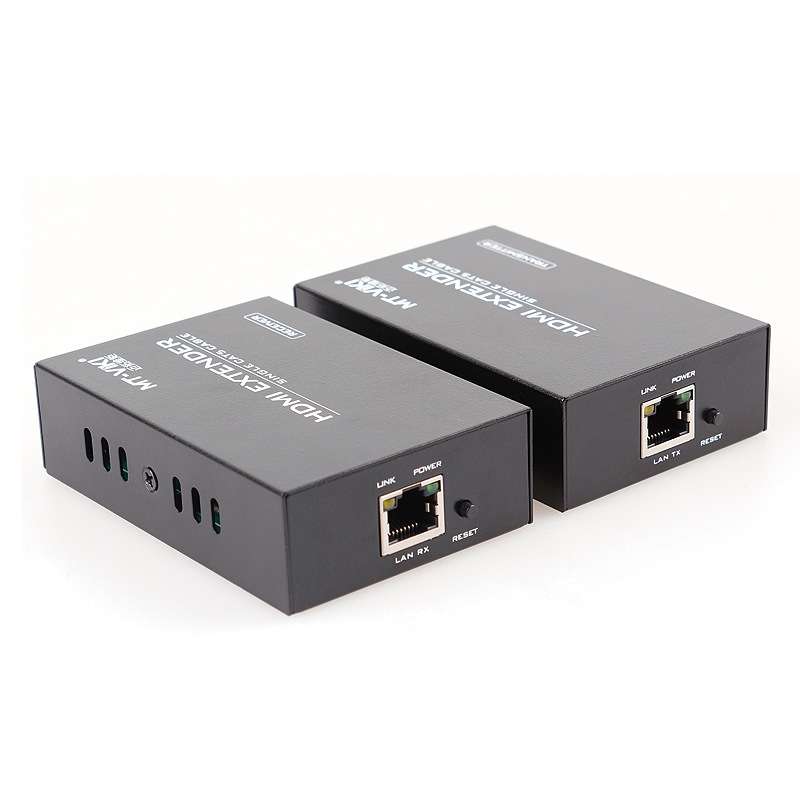 迈拓维矩DVI转网线延长器100米 DVI extender UTP CAT6 MT-DV100