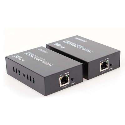 迈拓维矩DVI转网线延长器100米 DVI extender UTP CAT6 MT-DV100