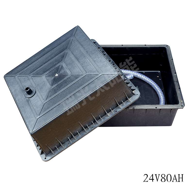 现货地埋箱24V80AH蓄电池厂家 抗压电池盒地埋箱蓄电池地埋箱