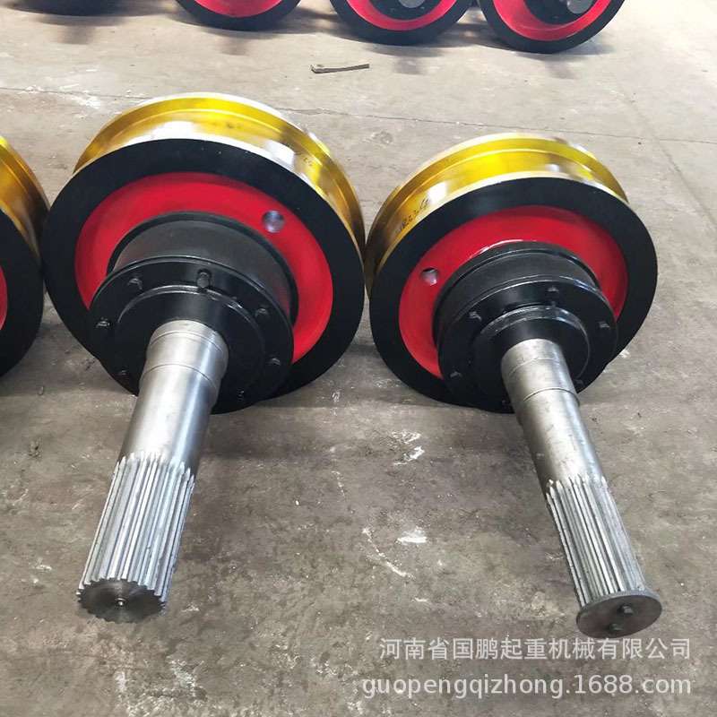 直径800×160主动被动行车天车轮组   大车运行驱动车轮角箱轮