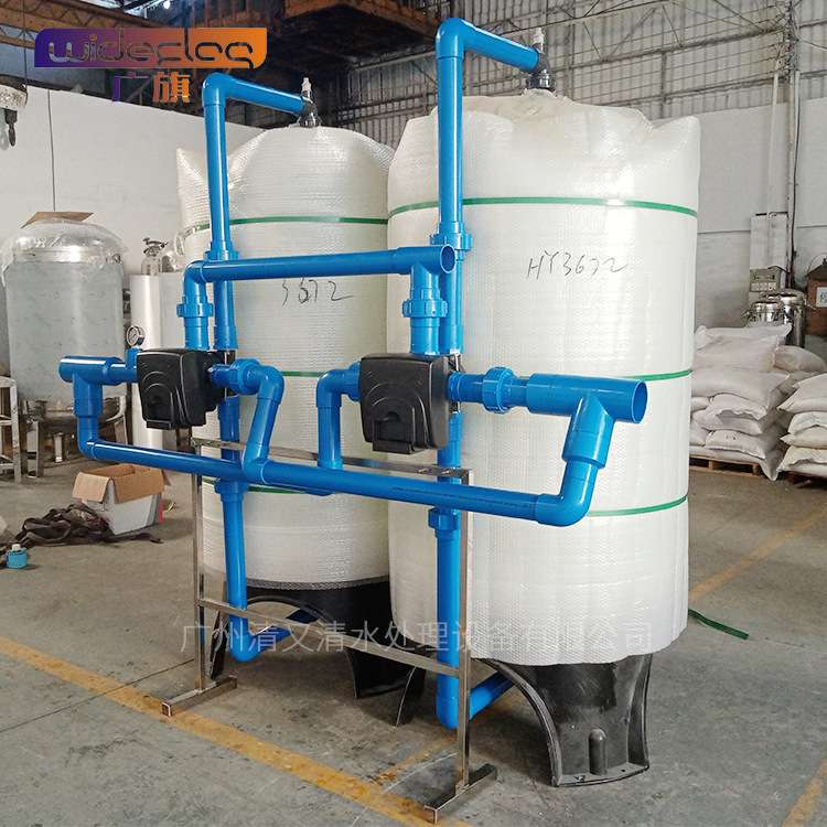 井水除泥腥味过滤器 全自动石英砂过滤器 水处理压力滤料机械设备