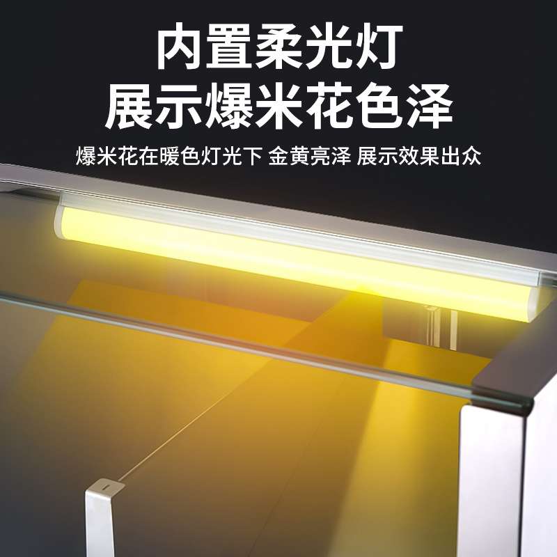 coleson商用电影院爆米花保温柜大三格膨化爆谷保温箱加热保温