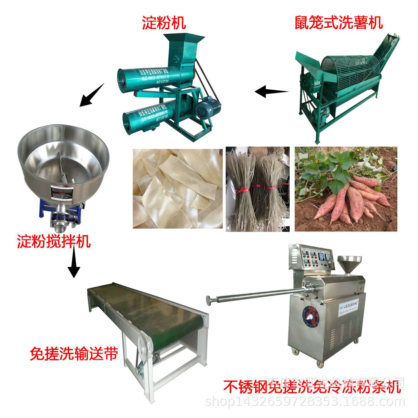 红薯淀粉全套加工设备 芋头粉芡是怎么做出来的 魔芋打浆过滤机
