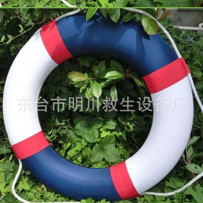 新款航海地中海装饰泡沫救生圈全手工缝制 厂家供应欢迎选购