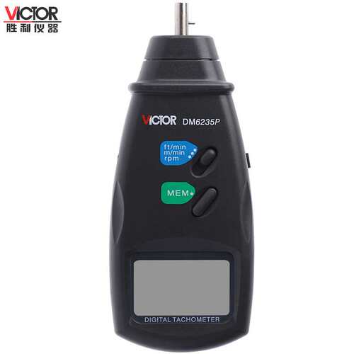 胜利DM6235P电机转速表接触式数字测量线速仪器 转速计DM6235P原