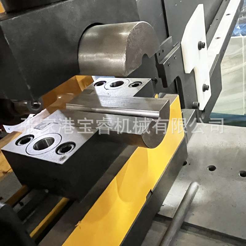 不锈钢钢管圆管成型设备生产双头模压圆头成型机汽车头枕圆头机