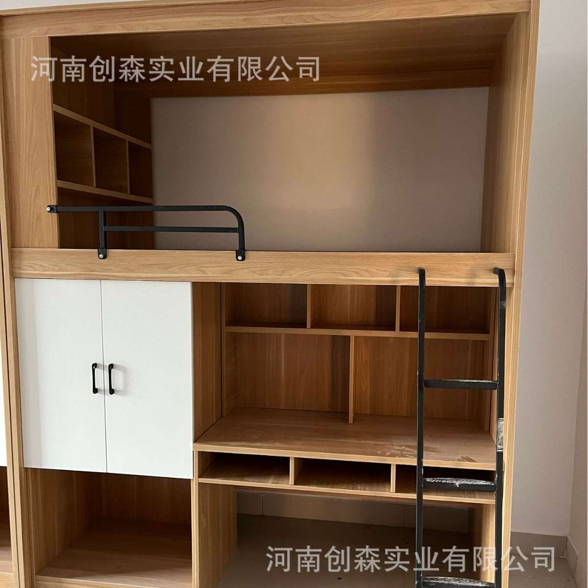 学校宿舍上床下桌学生公寓床组合床书桌上下铺厂家