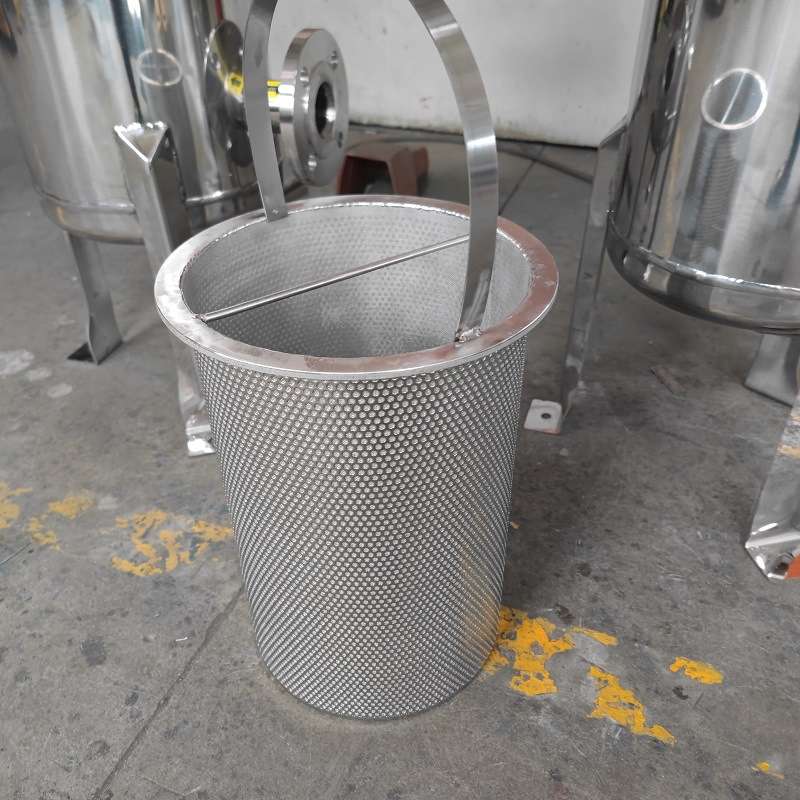 不锈钢非标单袋过滤器 食用油 果汁过滤烧结过滤网高精度