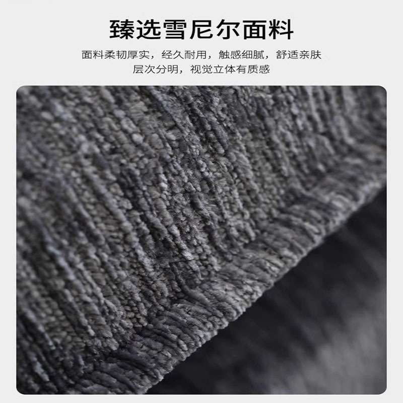 意式极简沙发床狗窝雪尼尔超软客厅私人影院布艺沙发海绵压缩沙发