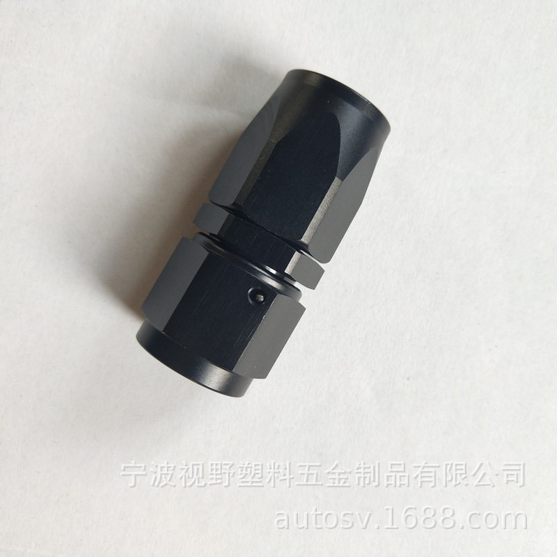汽车改装配件接头直管端油管黑色接头直接油冷器油管赛车改装AN10