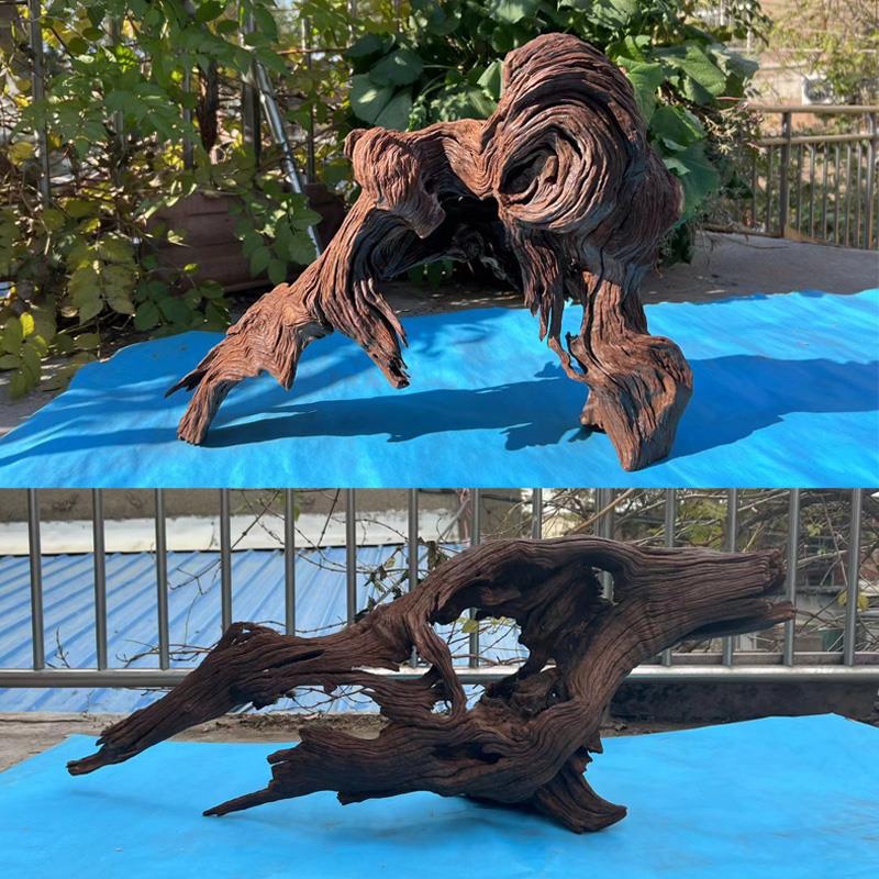60-80cm大型沉木造景 拱桥设计鱼缸摆件 水族箱龙鱼缸精品沉木材