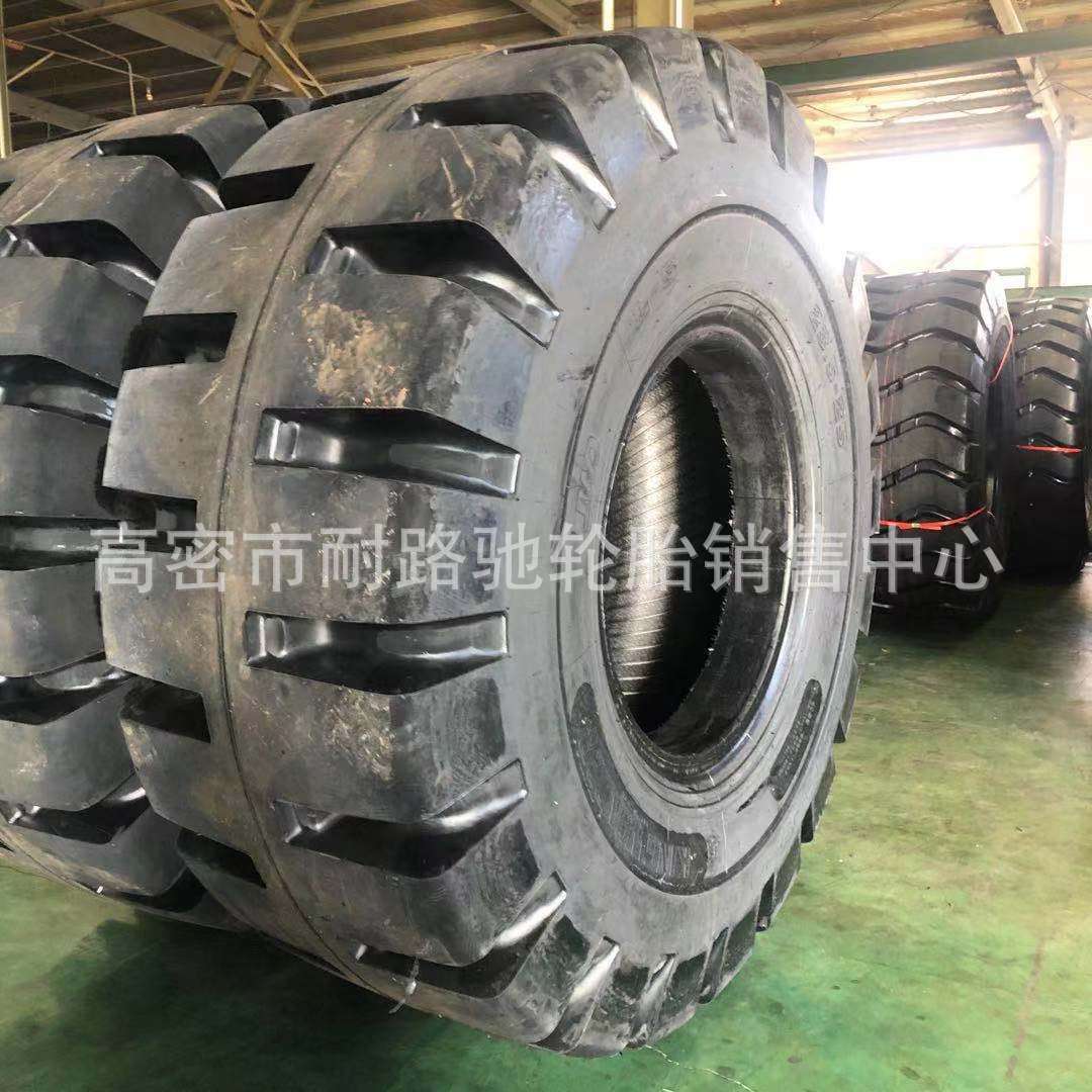 钢铁钉子厂玻璃厂铲车轮胎23.5-25 L-5半实心胎装载机铲运机轮胎