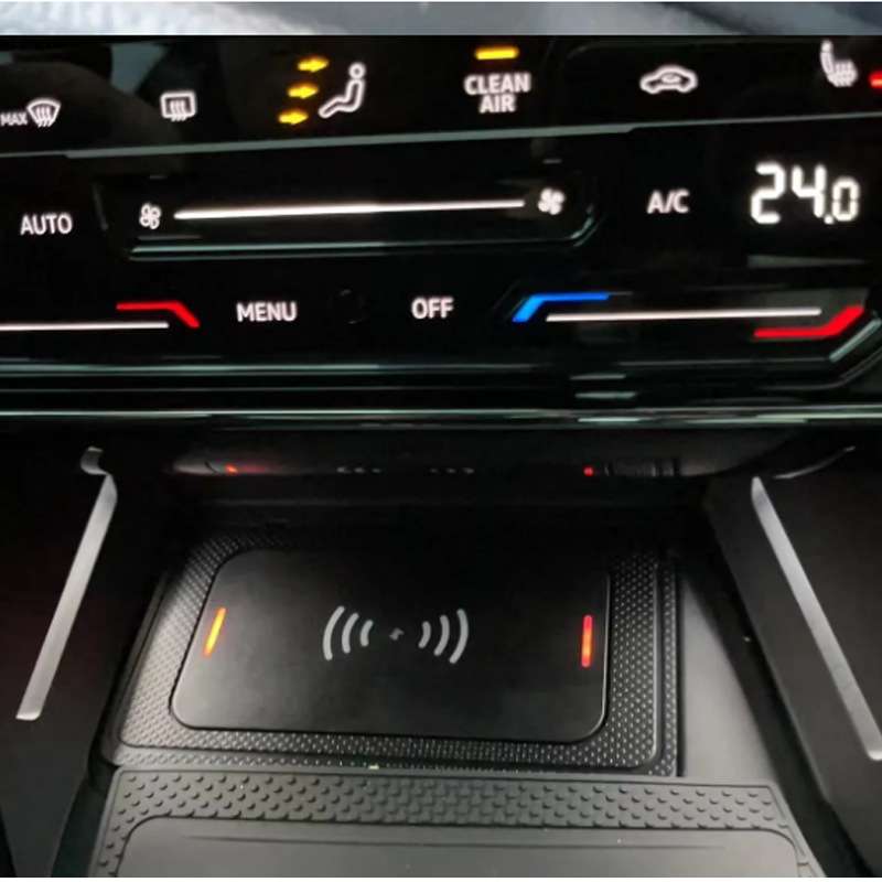 适用大众帕萨特 jetta T-Cross 途昂 ID3/6 T-Roc车载无线充电板