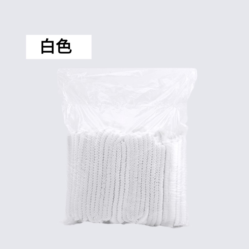 一次性帽子无纺布条形PP蘑菇帽整箱防尘防掉发透气厨师实验食品帽