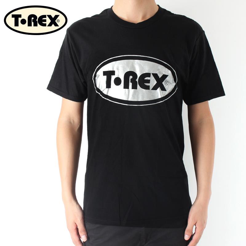 T-REX T恤短袖男女款圆领宽松休闲上衣黑色夏装修身宽松夏季