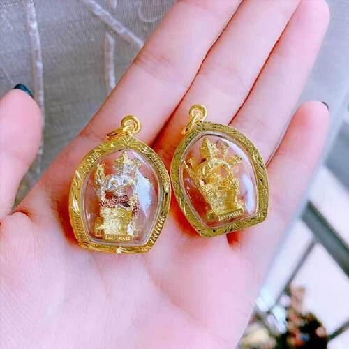 泰国佛系牌  特色手工艺佛牌 吊坠  4面 小牌 泰饰品好看精美吊牌