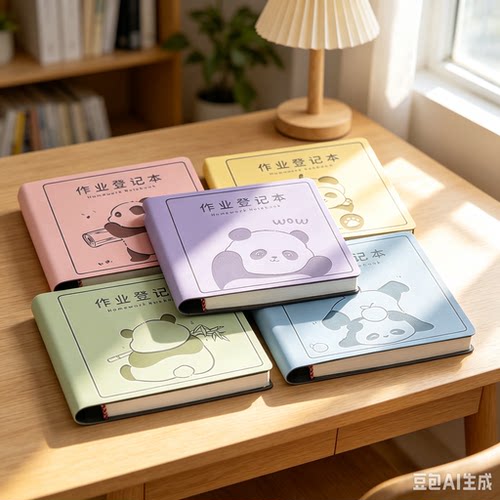 小学生家庭作业登记本高颜值小号家庭课堂抄作业加厚记事本YY