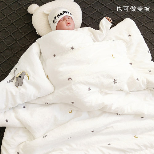 婴儿抱被初生宝宝用品春秋外出冬加厚柔软亲肤襁褓卡通产房抱被