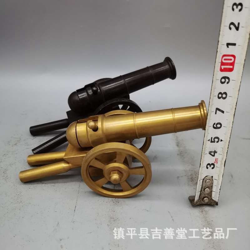铜炮大炮摆件模型炮仿古炮迷你小铜炮中式家居电视贵装饰摆件