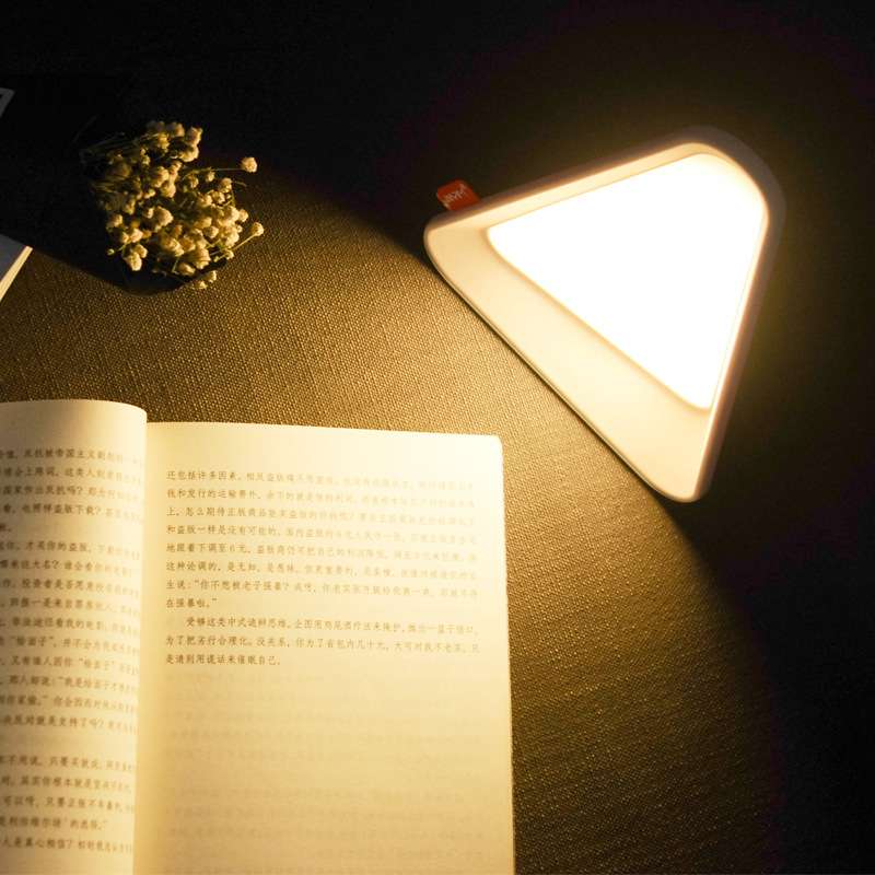 厂家简约创意翻转灯调光usb充电护眼台灯阅读书灯卧室喂奶小夜灯