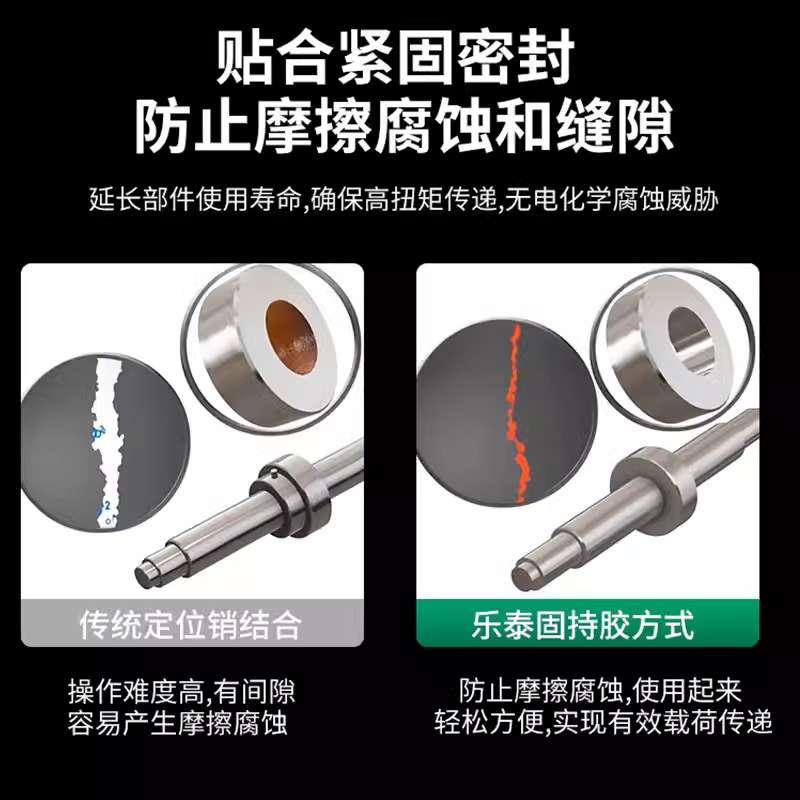 乐泰680圆柱形固持胶601 603 609 648 638 620 高强度轴承密封胶
