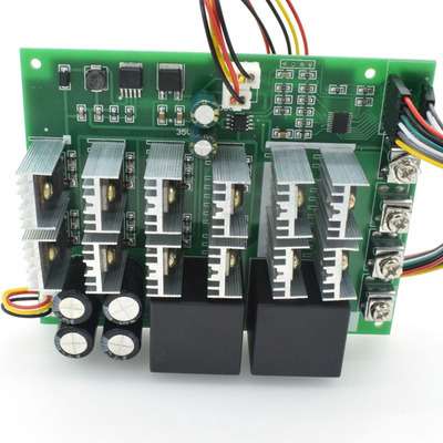 直流电机调速器 变速开关 12V24V36V48V 正转反转 数字刻度转速表