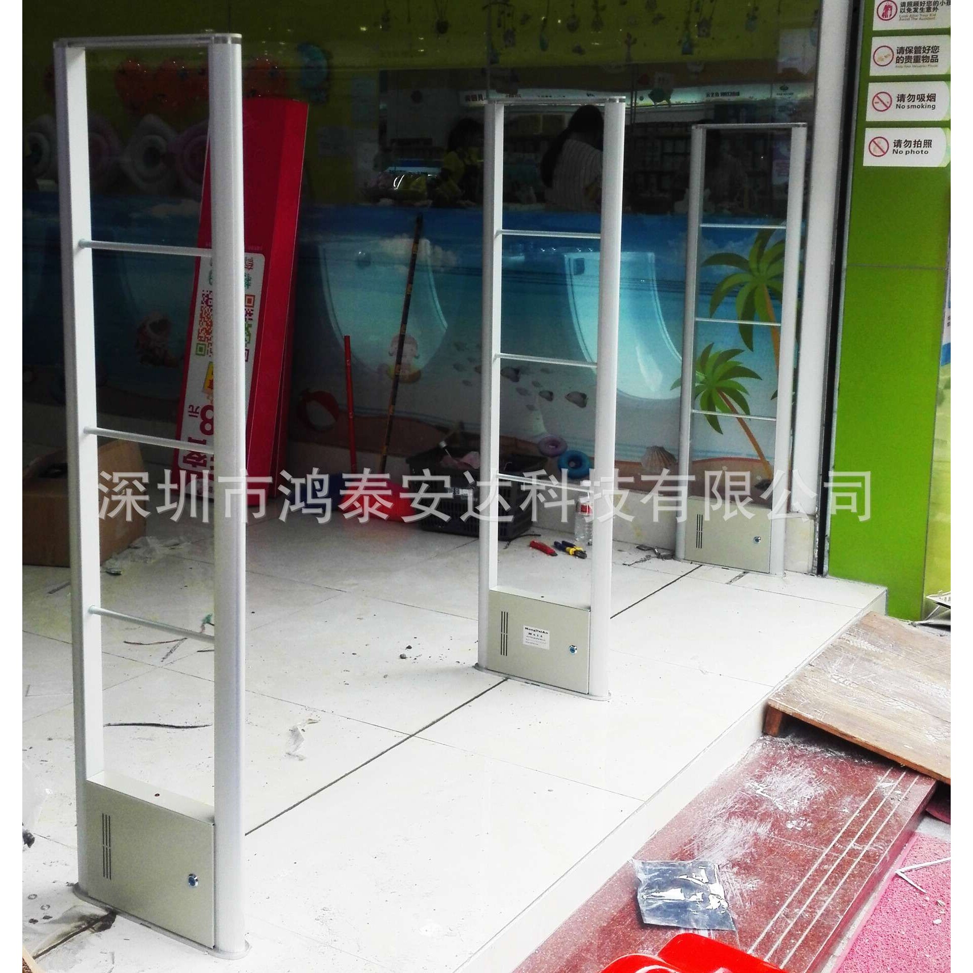 厂家直销商场防盗系统、超市防盗器、服装防盗门,射频防盗一体机